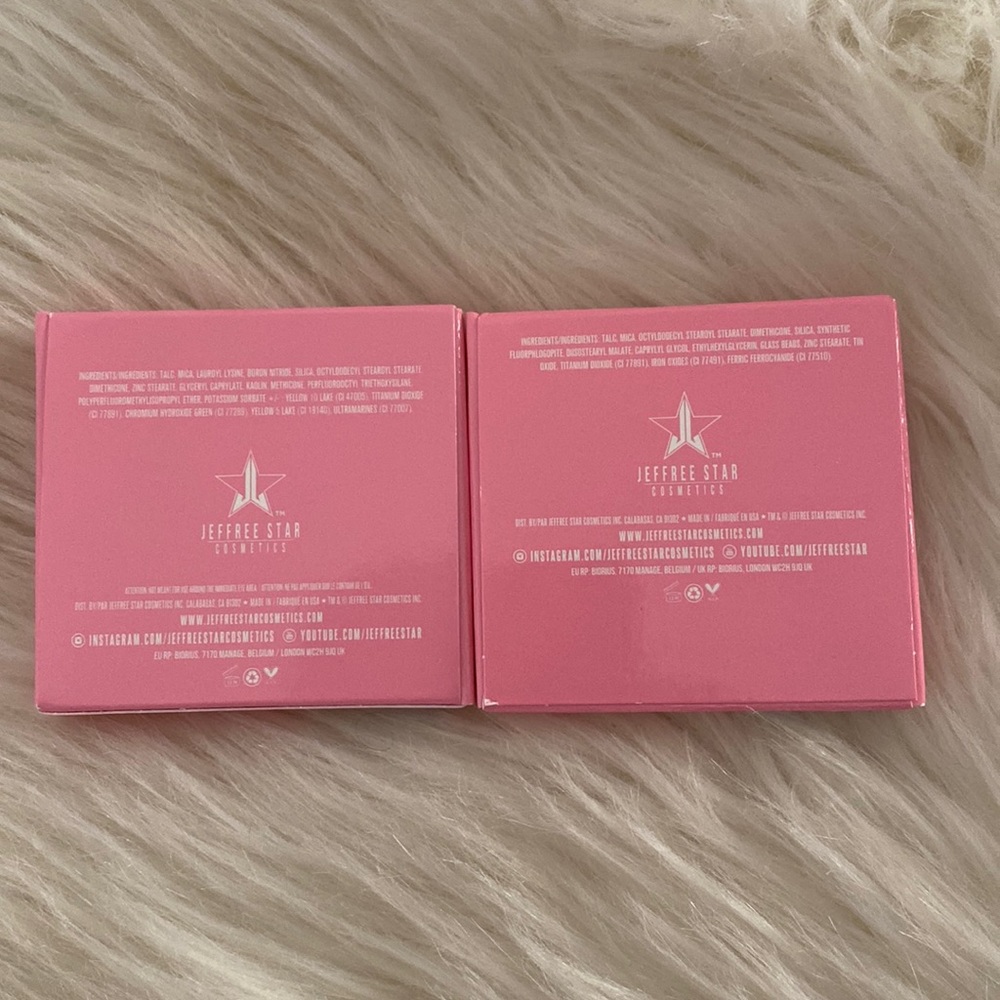 2 Brand New In Package Jeffree Star Eyeshadows - Picture 4 of 4